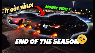 CAR MEETS END OF THE SEASON!(CAR MEET GONE WILD!) WINTER IS HERE! #carmeet