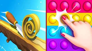 🥭 Spiral Roll 🆚 Pop Us! ASMR GAMEPLAY | All Levels ios Android Gaming Pro Walkthrough Mobile Game