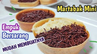 MARTABAK MINI ENAK EMPUK BERSARANG MUDAH MEMBUATNYA