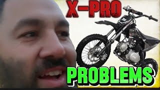 X-PRO Dirt bike coil & carb failure