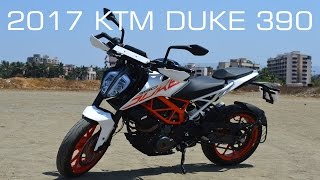 2017 KTM DUKE 390 WALKAROUND & EXHAUST NOTE