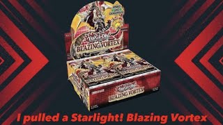 Blazing Vortex Unboxing (I Pull A StarLight RARE)