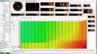 Haltech PS2000 freeway run with good ka24det ignition timing map 16.2 psi max 06/13/2012