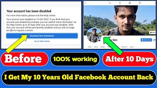 How to recover disabled Facebook Account before 30 Days || How to Recover Disabled Facebook Account