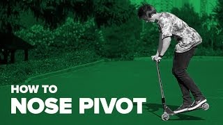 Как сделать Ноуз Пивот на самокате (How to Nose Pivot on a scooter)