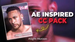 Top 5 CC PRESET XML LIKE AE🔥🥂 |ALIGHT MOTION XML/PRESET | Top 5 preset like ae😱 #alightmotion #xm