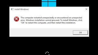 the computer restarted unexpectedly loop windows 10 , windows 11..