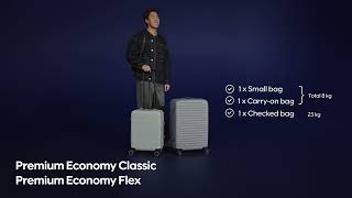 Baggage on Finnair flights: Premium Economy Classic & Premium Economy Flex