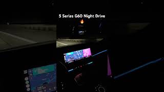 5 Series G60 Night Drive🔥 #bmw #automobile #car #cars #fyp #foryou #5series