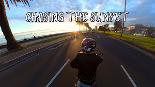 Relaxed Saturday Ride - Motorbike Beach Sunset Ride [RAW Onboard ASMR] | Triumph Trident 660