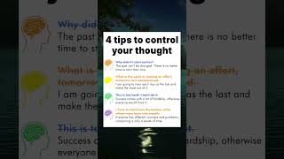 How To Control Your Thoughts | #motivation #positivity #shorts