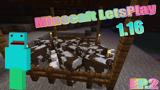 Minecraft Survival Lets Play 1.16- Dogs, Cows, Chickens, and a Jump Through Time.