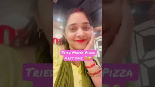 Testing Momo Mia Pizza from Pizza hut first time | Pizza Hut Momo Pizza | Momo Pizza | #shorts