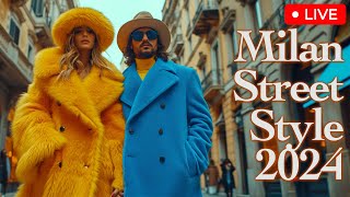 Italian Winter 2024 Street Fashion: A Glimpse of the City's Street Fashion Trends.