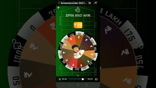 #bobychemmanur spin and win game (boche fans app) WINNING VIDEO