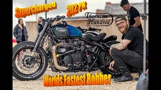 Fastest TRIUMPH bobber  202 PK supercharged Thornton Hundred Motorcycles