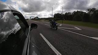 My GT-R vs My GSX-R