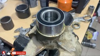 HOW TO REPLACE FRONT WHEEL BEARING ON ATV / UTV