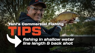 Fishing in shallow water - line length & back shot | Yani's Commercial Fishing Tips