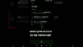 How to Remove Google Account From Android Phone | Remove Gmail Account 2023#shorts