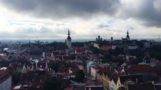 View from St. Olaf’s church in Tallin Estonia