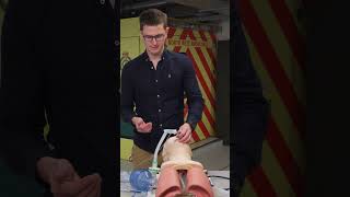 How to hold an endotracheal tube