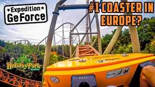 EXPEDITION GEFORCE Multi Angle POV | Holiday Park | Best Coaster In Europe?