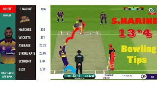 Real cricket 20 spin bowling tips