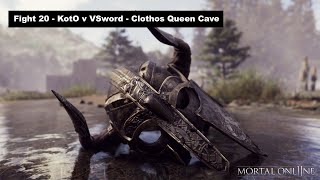 Mortal Online 2 - Fight 20 - KotO v VSword - Clothos Queen Cave