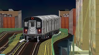 OpenBVE NYCTA: R142A 4 Brooklyn Bridge- Woodlawn (2022 ADA & updated announcments)