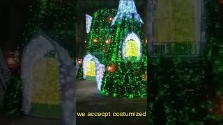 LED Christmas tree house