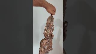 Lakshmi Devi wall hanging cum stand