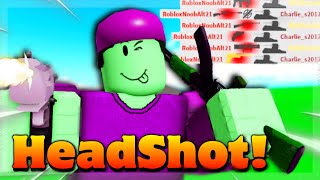 Roblox Arsenal HEADSHOT KILLING SPREE MONTAGE!!!