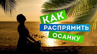 Осанка. Одно упражнение для ровной спины. МЫШЕЧНЫЙ КОРСЕТ ДЛЯ ОСАНКИ| Доктор Лив #shorts​