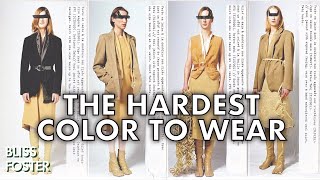 The Hardest Color to Wear, Yellow - Margiela Fall 2003