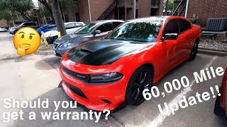 IS THE 2019 DODGE CHARGER GT WORTH BUYING?? 60K MILE UPDATE!! ARE EXTENDED WARRANTIES WORTH IT??