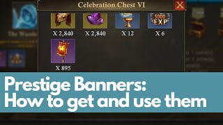 King of Avalon - Prestige Banners - How to get them and how to use them (KoA)