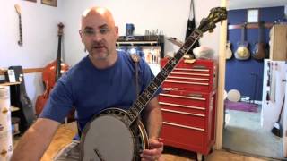 LOTW - Banjo Lessons: G melodic - A very common melodic lick in B flat pentatonic (G blues scale)