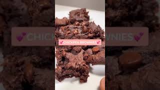 Try this VEGAN CHICKPEA BROWNIES! #shorts #SUBSCRIBE!