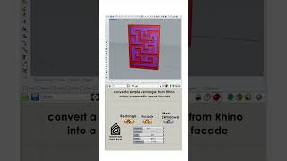 Grasshopper Architecture (Parametric Facade) #shorts