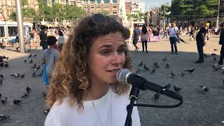 "Scared to be Lonely" Martin Garrix & Dua Lipa - Sarah Johansen cover (streets of Amsterdam)