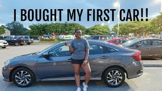 buying my first car at 19 + car tour | 2016 Honda Civic EX