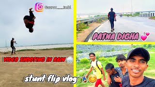 Backflip video 🤸‍♂️// Barish Me Bhig Ke Shooting 📷 Kiye #stuntvideo #flip @cocogameroffl