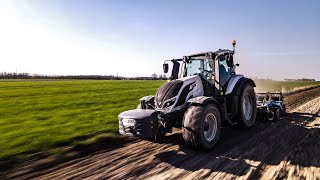 ★ ★ ★ Siew owsa u Patrasa 2021 ★ ★ ★ [Valtra T144V, Agro-Lift ATXL, Poznaniak]