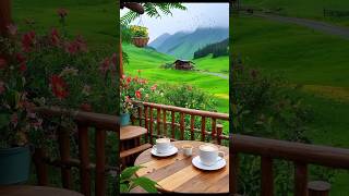 The Sound Of😲 the Rain Echoes In the Valley🥰 #shorts #ytshorts #viral #trending