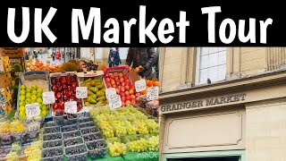 UK Market Tour New Castle | Grainger Market UK | Noor Ul Ain Vlogs UK