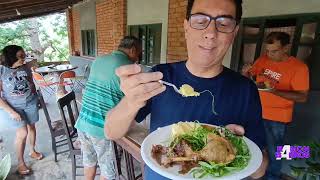 Pato e Porco no banquete - Visitamos amigos em Morro Grande