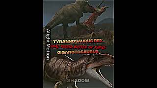 Tyrannosaurus rex vs All megatheropods #edit #shorts