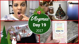 VLOGMAS DAY 19! FEELING SICK, FITGLOW SKINCARE UPDATE, & MORE GIFT WRAPPING