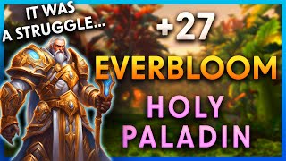 HOLY Paladin vs +27 Everbloom TYRANNICAL 🍀 Dragonflight M+ Season 3